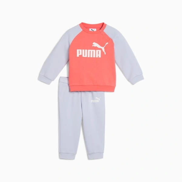 PUMA Minicats: Un duo adorabile per piccoli esploratori! Raglan e pantaloni, comfort e stile, pronti all'avventura!