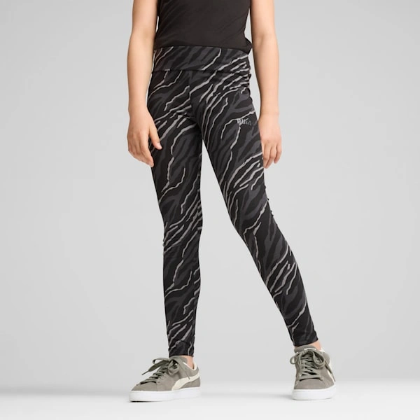 PUMA: Leggings animalier per bambini grandi! Fantasia e comfort, un binomio perfetto per l'avventura.